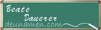Beate Dauerer Visitenkarte